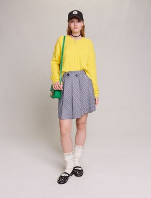 Maje Cashmere Jumper Gul | Danmark_M37635