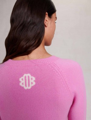 Maje Cashmere Jumper Lyserød | Danmark_M81230