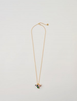 Maje Chain Necklace Guld | Danmark_M86525