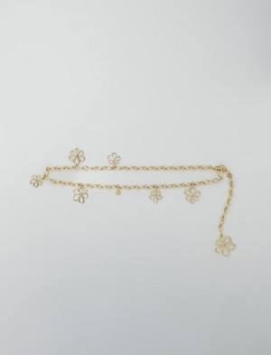 Maje Chain With Flowers Guld | Danmark_M43906