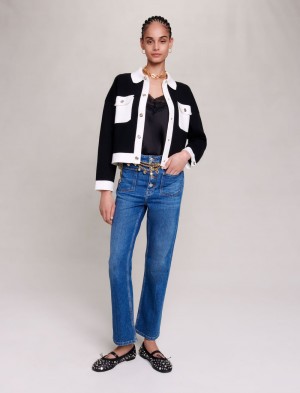 Maje Denim Jeans With Pockets Blå | Danmark_M74754