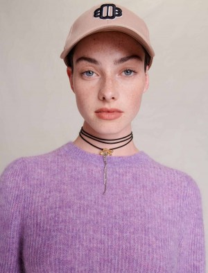 Maje Knit Jumper Lilla | Danmark_M99594