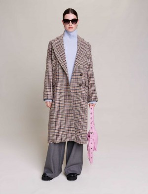 Maje Long Suit Beige | Danmark_M37557