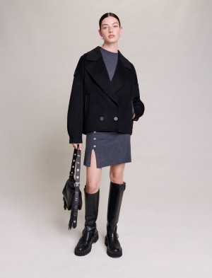 Maje Uld Sort | Danmark_M89088