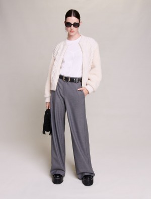 Maje Varsity Ecru | Danmark_M58865